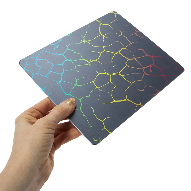 Aluminum Gaming Mousepad 9in x 7in - Lightning