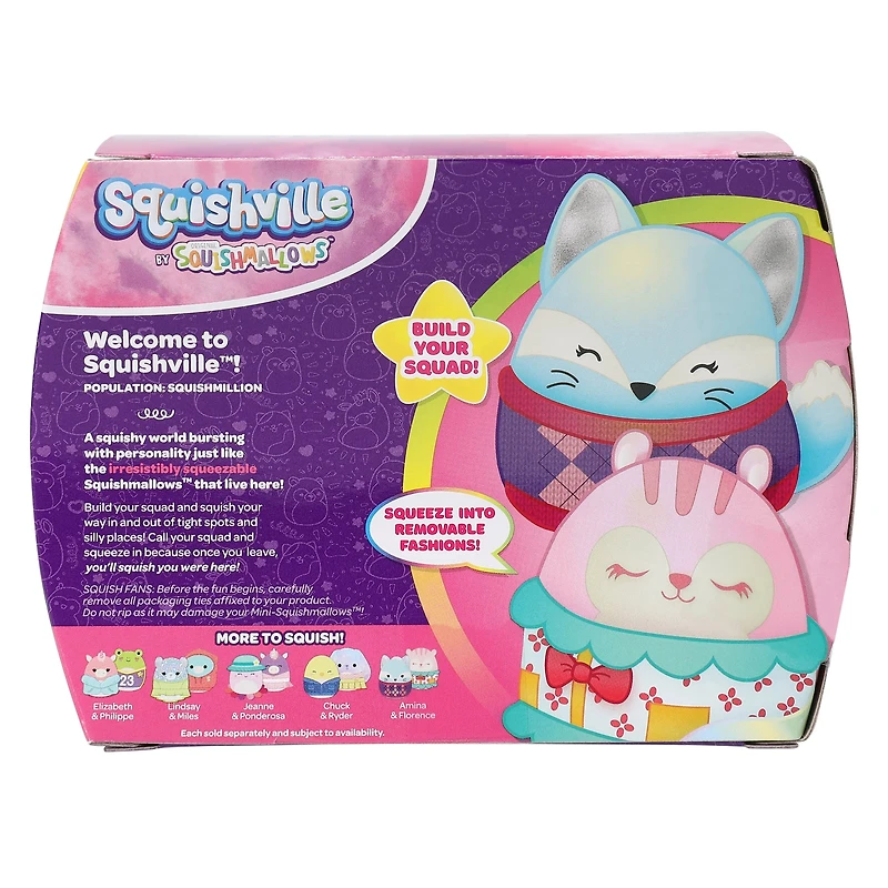 Squishville™ By Squishmallows™ Mini Plush Fashion 2-Pack