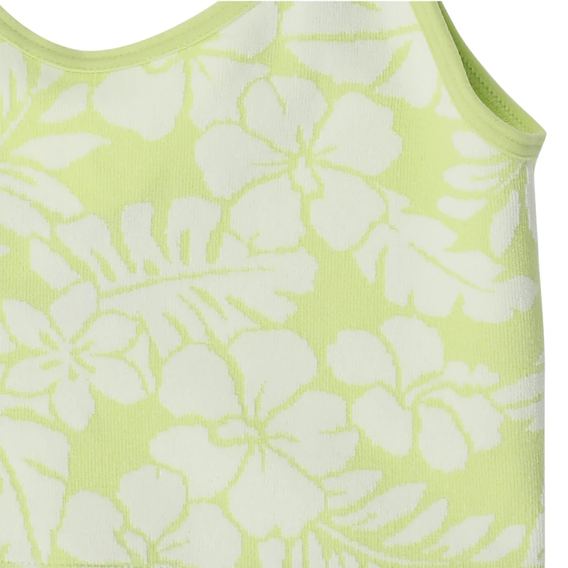 Green Floral Brami Tank Top