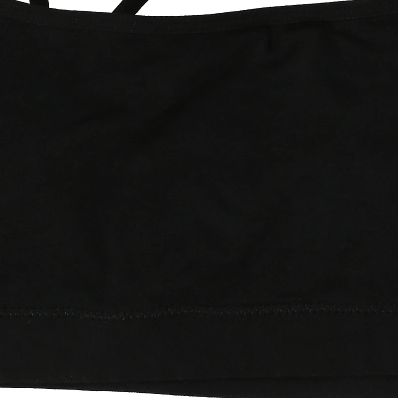 Juniors Black Crossback Bralette