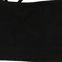 Juniors Black Crossback Bralette