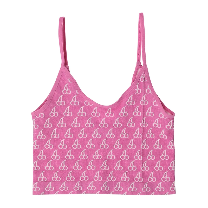 Cherry Pattern Seamless Brami