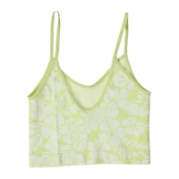 Green Floral Brami Tank Top