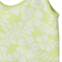 Green Floral Brami Tank Top