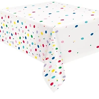 Plastic Table Cover 54in x 84in - Vibrant