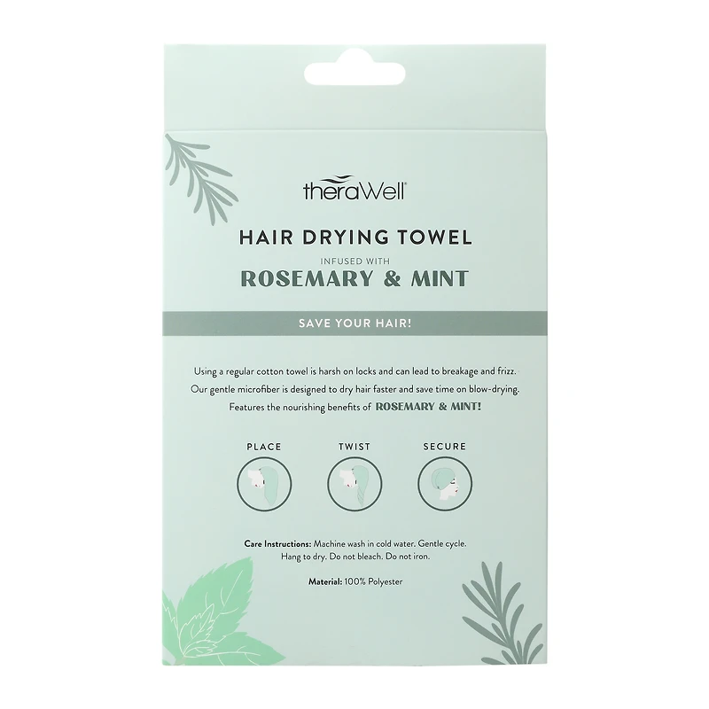Therawell® Twirly Hair Drying Towel