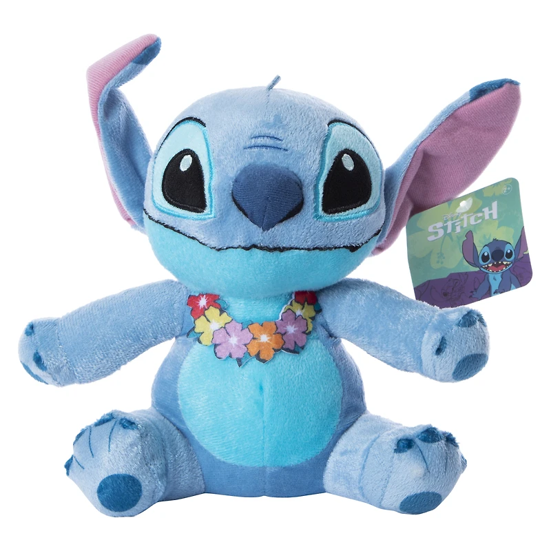 Disney Stitch Hawaiian Style Stuffed Animal 8.6in (Styles May Vary)