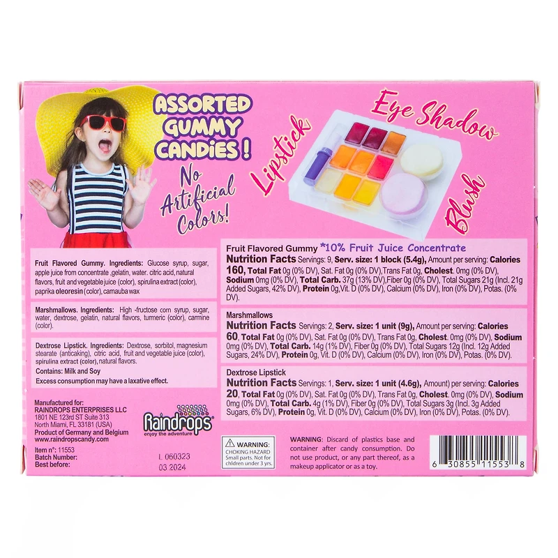 Gummy Makeup Set 2.48oz