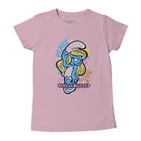 Smurfette® 'Flower Power' Graphic Tee