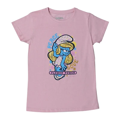 Smurfette® 'Flower Power' Graphic Tee