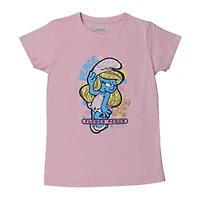 Smurfette® 'Flower Power' Graphic Tee