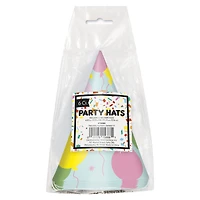 6-Count Party Hats - Balloons