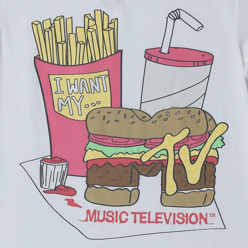 Juniors Mtv™ Burger Graphic Tee