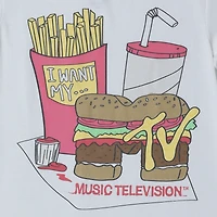 Juniors Mtv™ Burger Graphic Tee