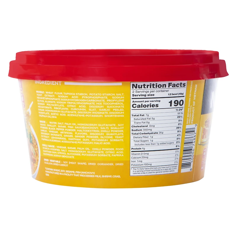 Pocas® Spicy Chicken Bowl Noodle Soup 3.17oz