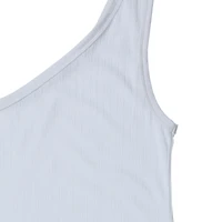 One-Strap Ribbed Tennis Dress