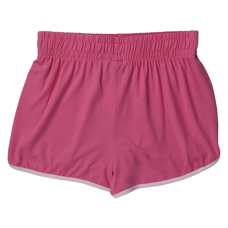 Pink 'Malibu' Graphic Dolphin Shorts