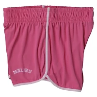 Pink 'Malibu' Graphic Dolphin Shorts