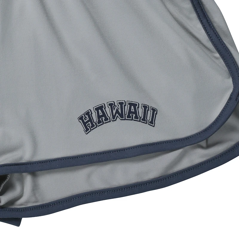 Gray 'Hawaii' Graphic Dolphin Shorts