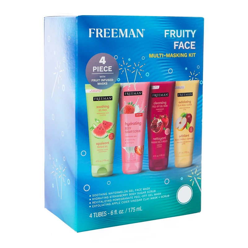 Freeman® Fruity Face Multi-Masking Kit 6 Fl.oz 4-Count