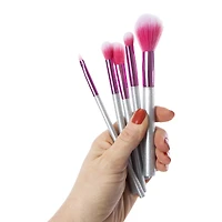 Chique™ Face Makeup Brush Kit 5-Piece - Pink