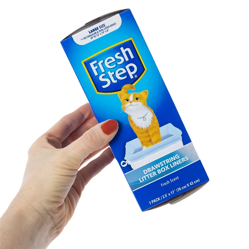 Fresh Step® Fresh Scent Drawstring Litter Box Liners 7-Count