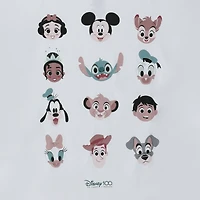 Disney Character Faces Graphic Tee