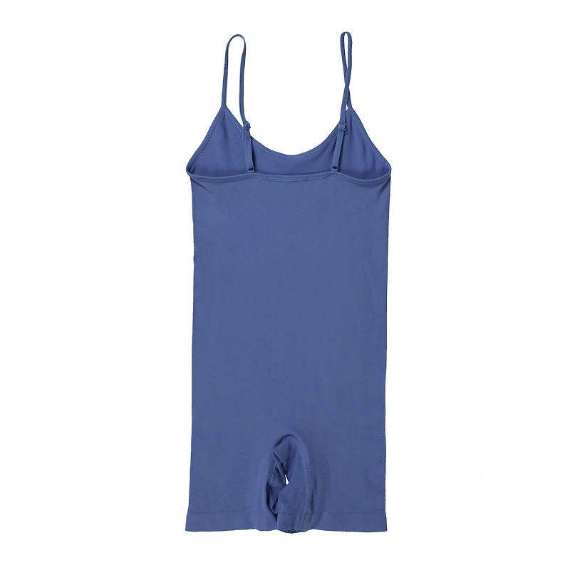 Juniors Blue Seamless Romper