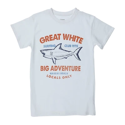 Great White Shark Surfing Club' Graphic Tee