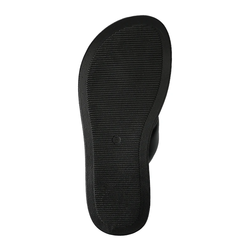 Ladies Vegan Leather Flip Flops