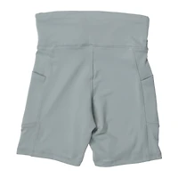 Series-8 Fitness™ Gray Bike Shorts
