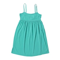 Juniors Green Babydoll Dress