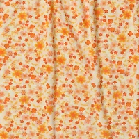 Juniors Orange Floral Babydoll Dress