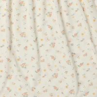 Juniors Cream Floral Babydoll Dress