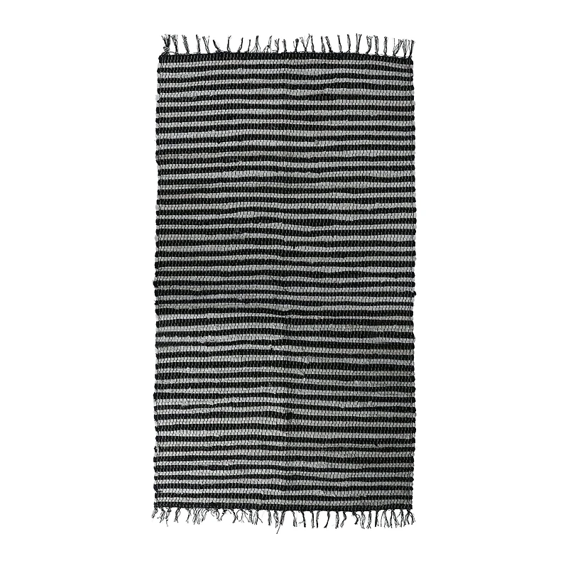 Black & White Chindi Rug 3ft x 5ft