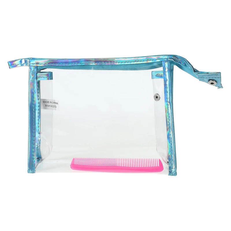 Cosmetic Bag & Comb Set (Styles May Vary)