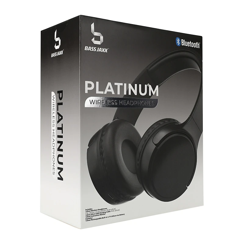 Platinum Bluetooth® Wireless Headphones With Mic