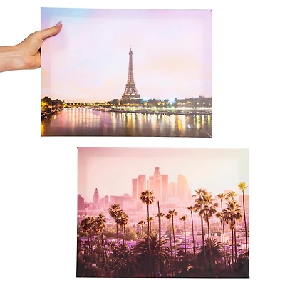 City Wall Art Canvas 12in x 16in