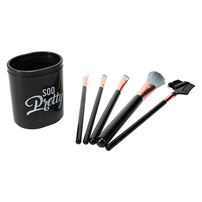 Gina Beauty™ Makeup Brush Set With Holder 6-Count
