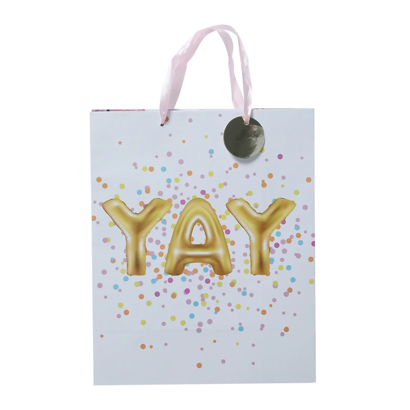 Large Confetti Gift Bag 12.75in x 10.37in