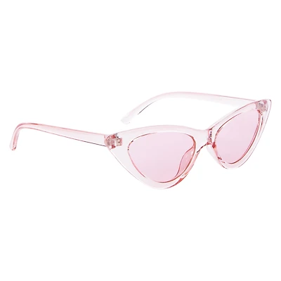 Glitter Heart-Shape Cat Eye Sunglasses