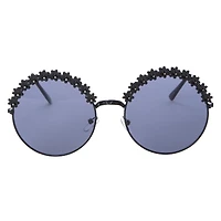 Ladies Round Daisy Frame Sunglasses