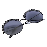 Ladies Round Daisy Frame Sunglasses