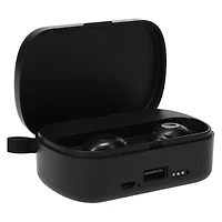 Bluetooth® Earbuds With Solar Power Bank Charging Case