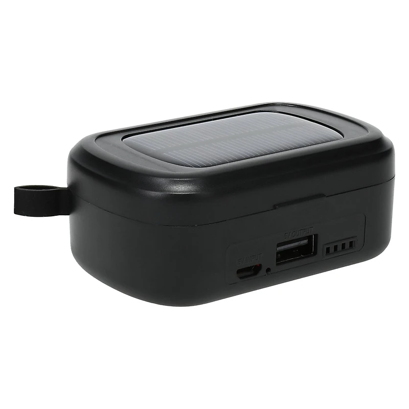 Bluetooth® Earbuds With Solar Power Bank Charging Case