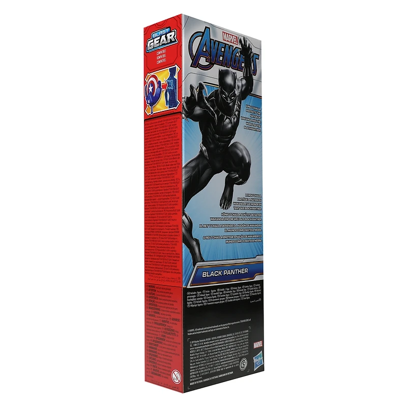 Marvel Avengers Black Panther Titan Hero Series Figure 12in
