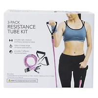 3-Pack Resistance Tubes Set