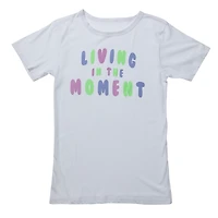 Juniors 'Living The Moment' Graphic Tee