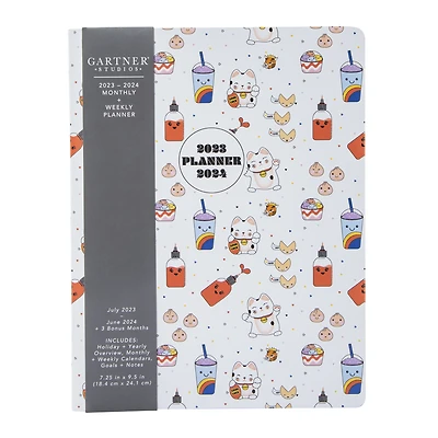 2023-2024 Monthly & Weekly Planner 7.3in x 9.5in - Dumpling