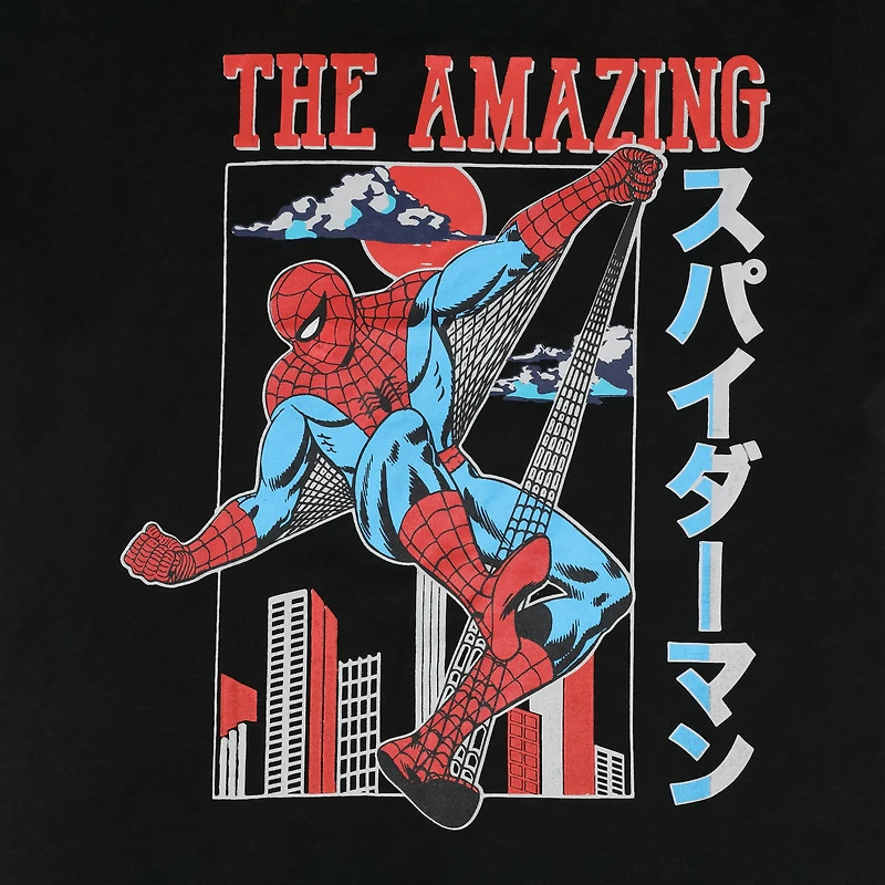 The Amazing Spider-Man Kanji Japanese Graphic Tee